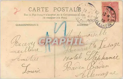 PARIS — Le Marché aux Fleurs — LL. — Verso