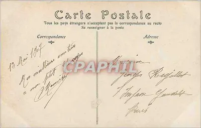 Os Deuses Partem — Salão de 1907, por George Giraudal — Verso