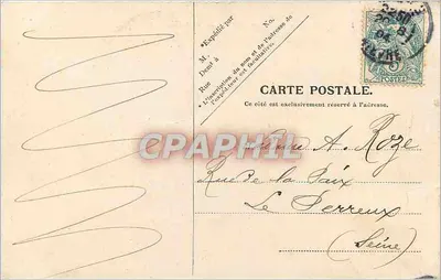 Nevers — Il Ponte e la Vista Generale — V.P. Paris, n. 12 — Verso
