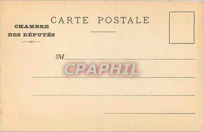 Sala dos Deputados — Biblioteca — Frescas de Eugène Delacroix — Sócrates e seu demônio — A. Popper, editor, Garensa s/s. N° 14 — Verso