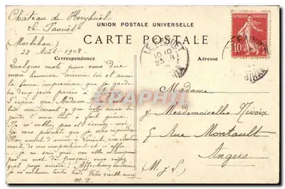 Um rentier de Plonevez-Porzay — Coleção Villard, Qumper — n°1399 — Verso