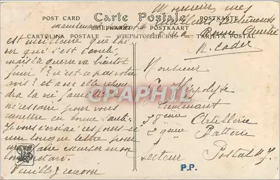 La Roche qui pleure — C. BOIRY — Salons de Paris, n° 1275 dt. — Rewers