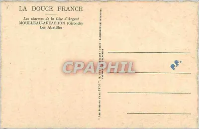 Les Abatilles — Moulleau-Arcachon (Gironde) — Edições d'Art Tyvon — Verso
