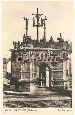 Pleyben (Finistère) — O Calvário — Cie des Arts Photographiques de Schiltigheim