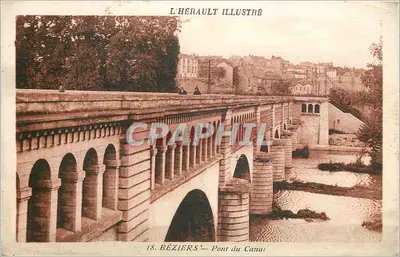 Béziers — Ponte do Canal — L'Hérault Illustré