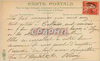 Lyon. Les mouettes au Pont Lafayette — L.V. & Cie, n° 16530 — Verso