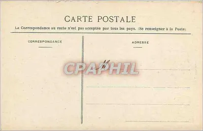 Gerbéviller-la-Martyre — O Castelo dos Lambertye (Fachada) — Col. Pierron, Rigot & Cie, Nancy — Verso