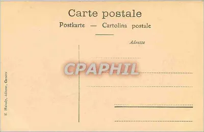 Lago Léman — A Travessia — E. Hassly, editor, Genebra, n° 368 — Verso