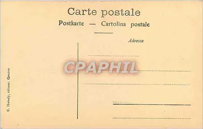 Castelo de Chillon — Lago Léman — Editor E. Haisely, Genebra, n° 510 — Verso