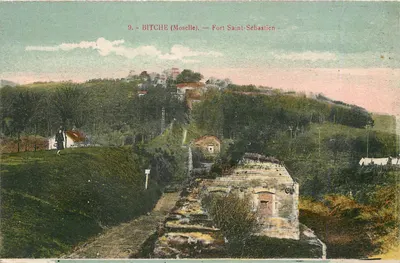 Bitche (Moselle) — Forte de Saint-Sébastien — Éd. Henri Schall, n°9