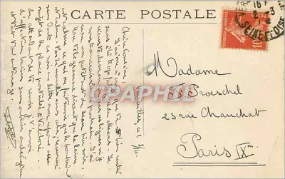 Versailles — Hameau du Petit-Trianon — La Laiterie — n° 181 — Rückseite