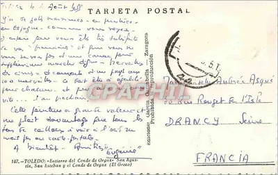 Os quatro condes de Orgaz — reprodução — editor García Guabebela, n° 147 — Verso