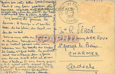 Mosteiro de Ste-Marie de La Pierre-qui-Vire (Yonne) — O Primeiro Mosteiro — Fot. Comibier — Mâcon — Verso