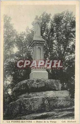 La Pierre-qui-Vire — Estátua da Virgem — Coleção Michaud