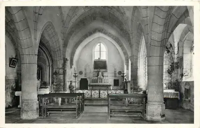 Anneot (Yonne) — Interior da igreja (século XI) — J. Le Marigny, editor