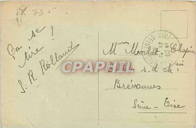 Hauteville - A Entrada do Col da Lèbre — Miguet frères, Autos, Livraria, Hauteville (Ain) — Verso