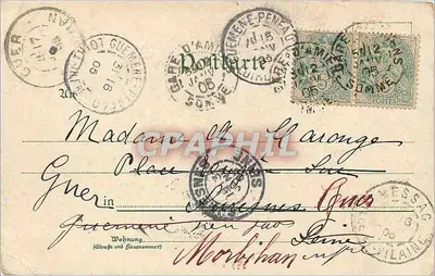 Monumento Niederwald-Denkmal — monumento em Rüdesheim — editor não identificado, número de série não visível — Verso