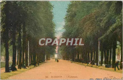 Si-Quentin — A Esplanada — Editor: C.A. Albacienne dos Artes Fotográficas, n° 86
