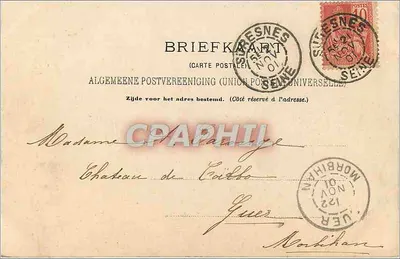 Sailing Boat — The Netherlands — A. W. Seghper, Den Haag — Back