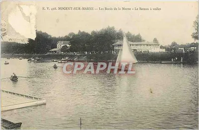 Nogent-sur-Marne — As Margens da Marne — O Barco a Vela