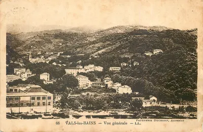 Váls-les-Bains — Vista geral — Papeterie Duchamp, Aubenas