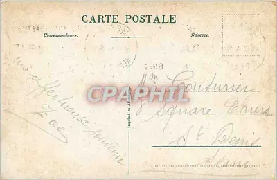Menton. Ogólny widok z Boulevarda de Garavan — wydawca nie widoczny, nr serii 389 — Rewers