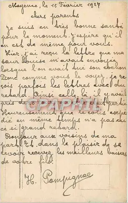 Mayence - Hotel do Governo — Gouvernementsgebäude — H. H. — Verso