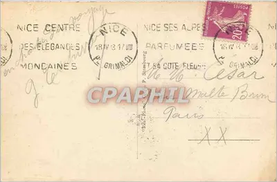 Monte-Carlo — I Giardini e il Casinò — Verso