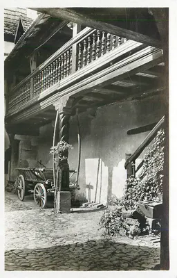 Riquewihr - A Cour da Casa do Ninho de Coruja — Éditions J. Almond — n°131