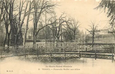 Vesoul — Passerelle Meiller aux Allées — Ilustrada La Haute-Saône, n°11