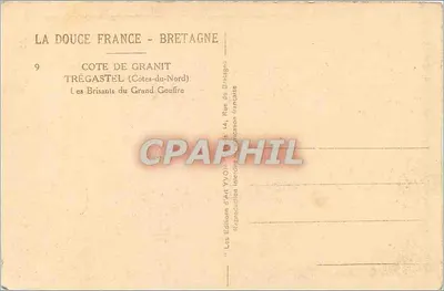 Trégastel - Grand Gouffre — Wydawnictwo Art Yvon, nr 9 — Rewers