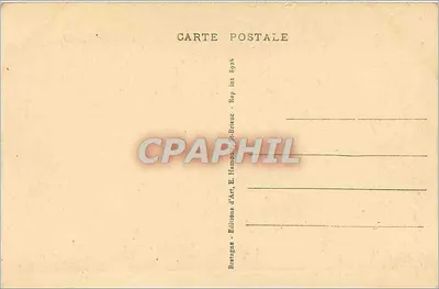 Trégastel — Skaliste wyobrażenia Trasy Ronde — W oddali, Wyspa Ronde i Dé — Amgury — Rewers