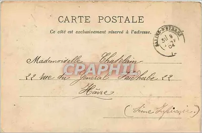 Marselha — Monumento dos Combatentes de 1870 nas Allées Meilhan — L.H. Paris, n°21 — Verso