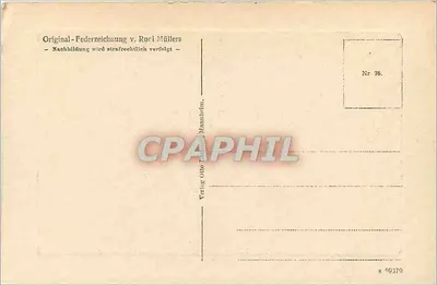 Frankfurt a. M. — Hauptwache — editore Otto Müller, Mannheim, n° 76 — Verso