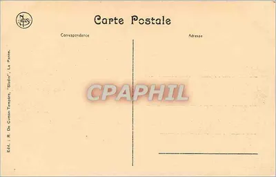 La Panne — A Digue e a Praia — Editor R. De Cuman-Tempère, 'Studio' La Panne — Verso
