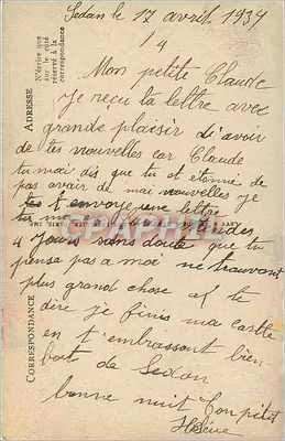 Sedan — A Igreja de São Carlos — LL. n°66 — Verso