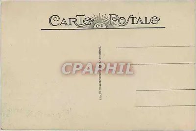 Cap d'Ordon — Molo Cordouan — Wydawca C.P. Alsace des Arts, Strasbourg — Rewers