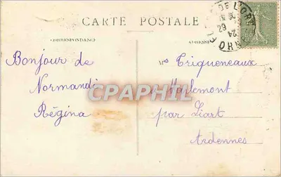 Flers — Il Castello — Torri merlate — Legoupil, editore — Verso