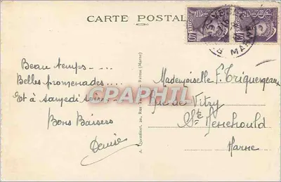 Reims (Marne) — Ogród Szkolny i Różowa Plantacja — Wydawca nieznany, n° 274 — Rewers