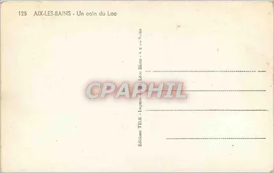 Aix-les-Bains — Ein Stück des Sees — Éditions TELÉ — Rückseite