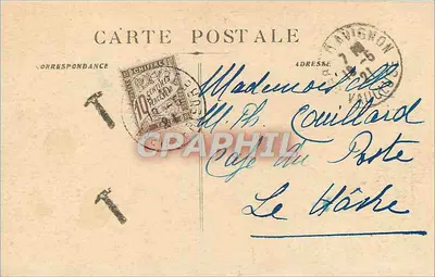 Avignon - Dzwonnica Jacquemard i Urząd Miasta - I.D.A. n°74 — Rewers