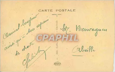 Vale da Semoy — A Roche Carpia — Editor Cailly, Charleville — Verso