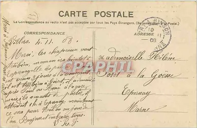 Dinant-sur-Meuse — O Ponte sobre a Meuse, construído em 1870 — J. Winling, editor, Charleville — Verso