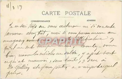 CROZANT (Creuse) — Le Ville e Vista delle Ruine — Editore sconosciuto, n° 14 — Verso