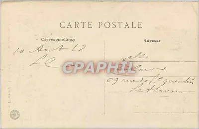 Fécamp — Binnenkant van de Kerk van de oude Abdis — LE LITTORAL (Seine-Inférieure) L. I. — Achterkant