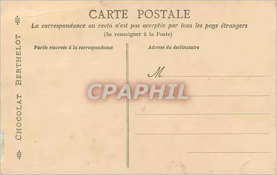 NANTES — O Museu Dobrée — Chocolat Berthelot — Verso