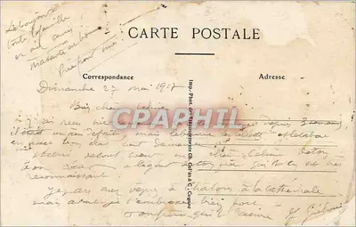NANTES — Wejście do Muzeum Sztuk Pięknych — Kolekcja F. Chapeau, Nantes - 38 tysiąc — Rewers