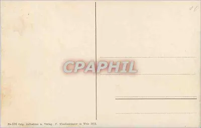 Almtal. Wegpartie zum Almsee. — P. Windischbauer, n° 576 — Rewers