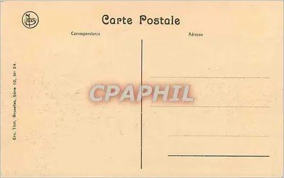 Blankenberge — O Farol na extremidade da Éstacade — Editor Thili, Bruxelas, Série 10, N° 24 — Verso