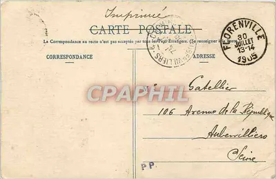 Orval - Cave aux Huiles — Ruines d'une cave dévastée par le feu et le pillage — Charpentier-Richard, Mézières — Rewers